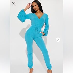 Women's Fashion Nova Blue Jumpsuit